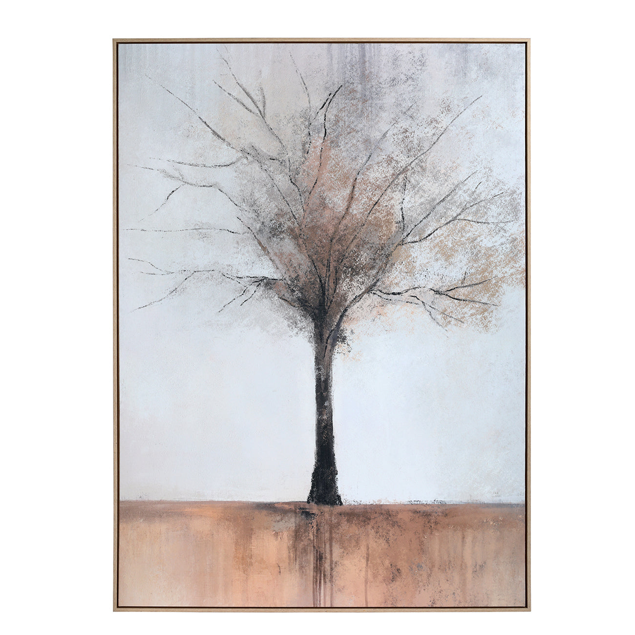 Still Root Textured Framed Canvas