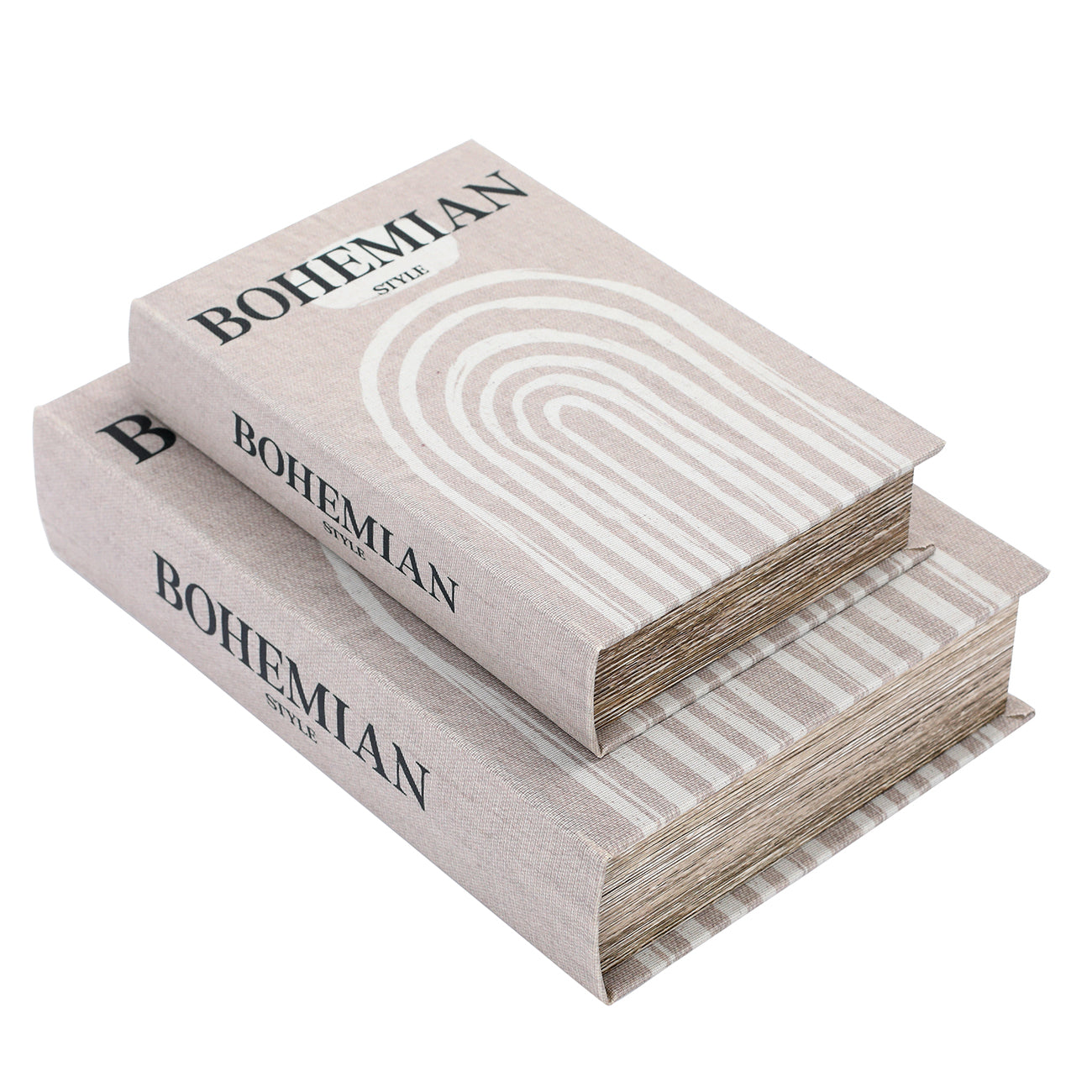 Bohemian Style Set of 2 Book Boxes