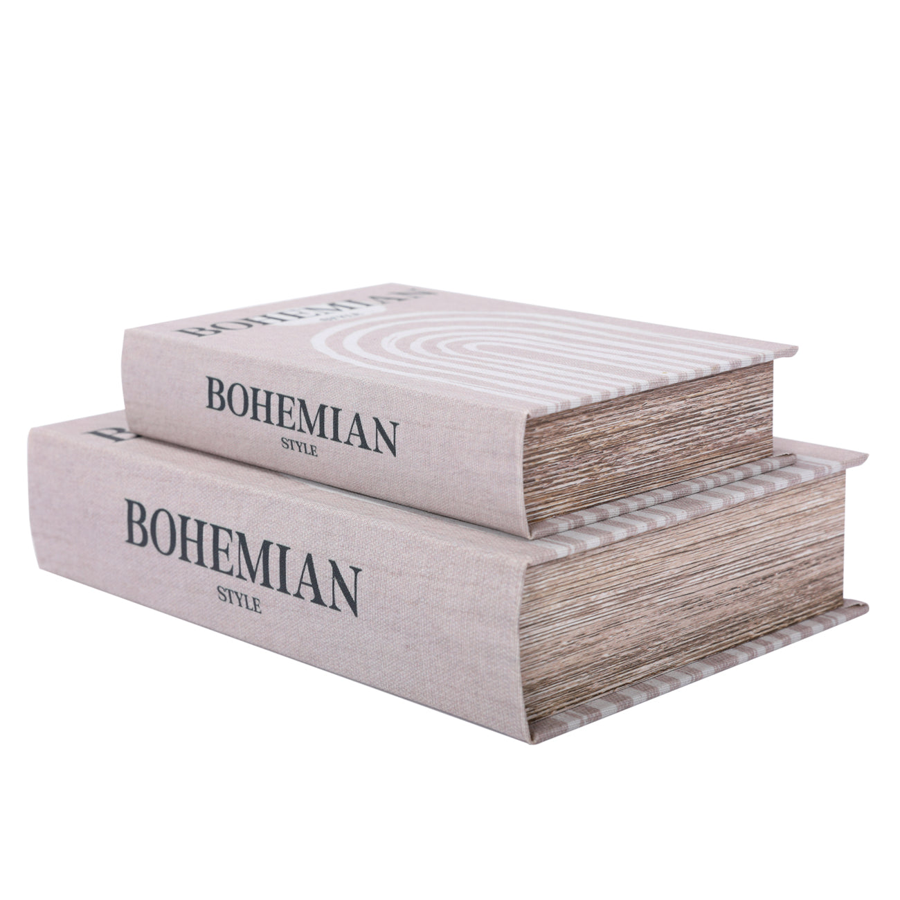 Bohemian Style Set of 2 Book Boxes