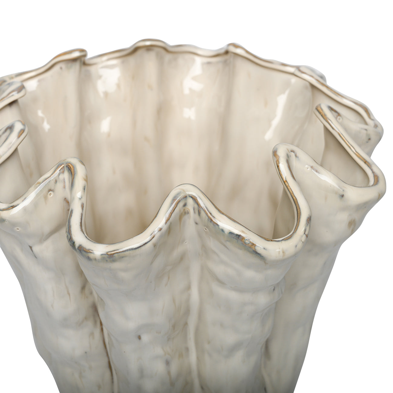 Coralie Glazed Vase Large