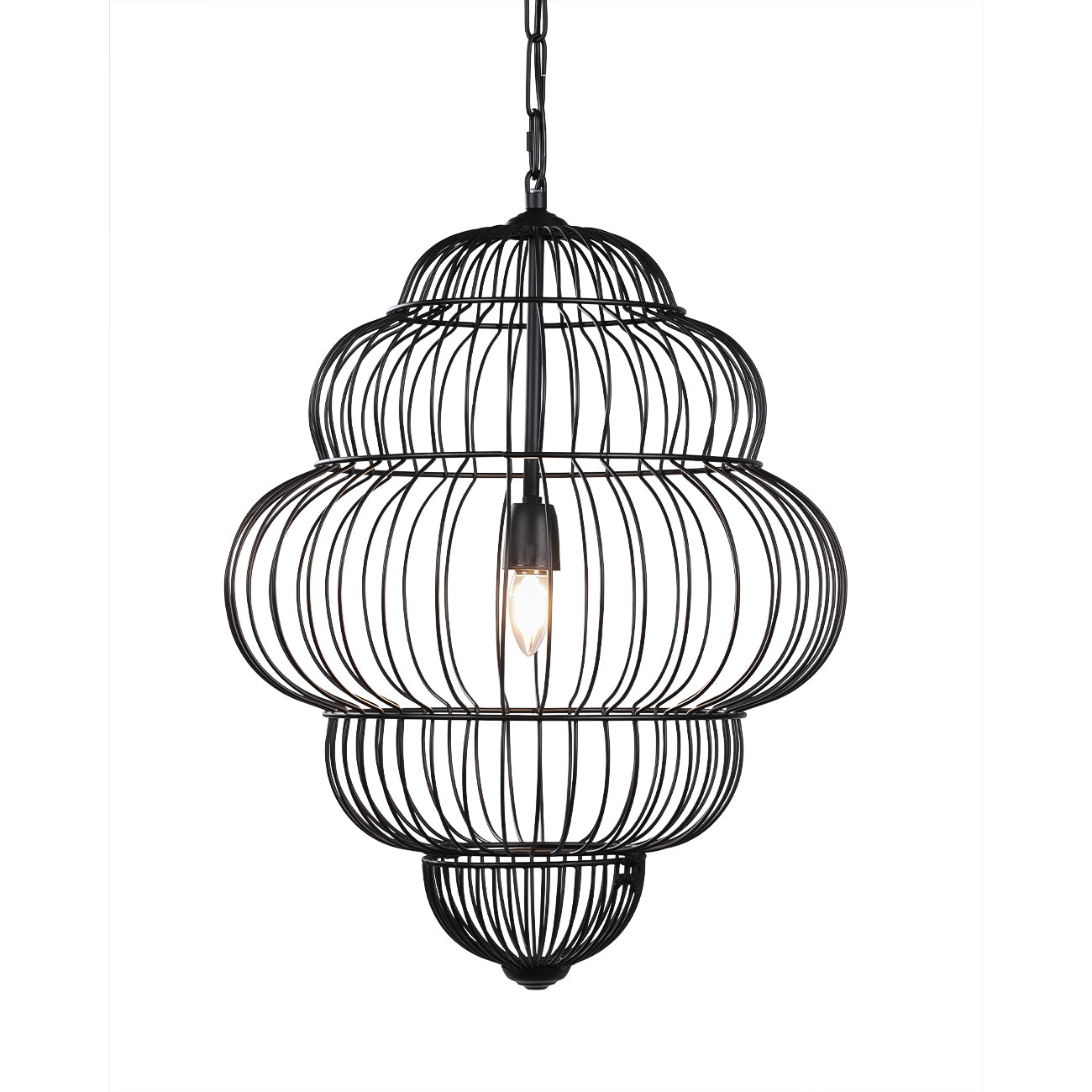 Mira Tiered Cloud Wire Pendant