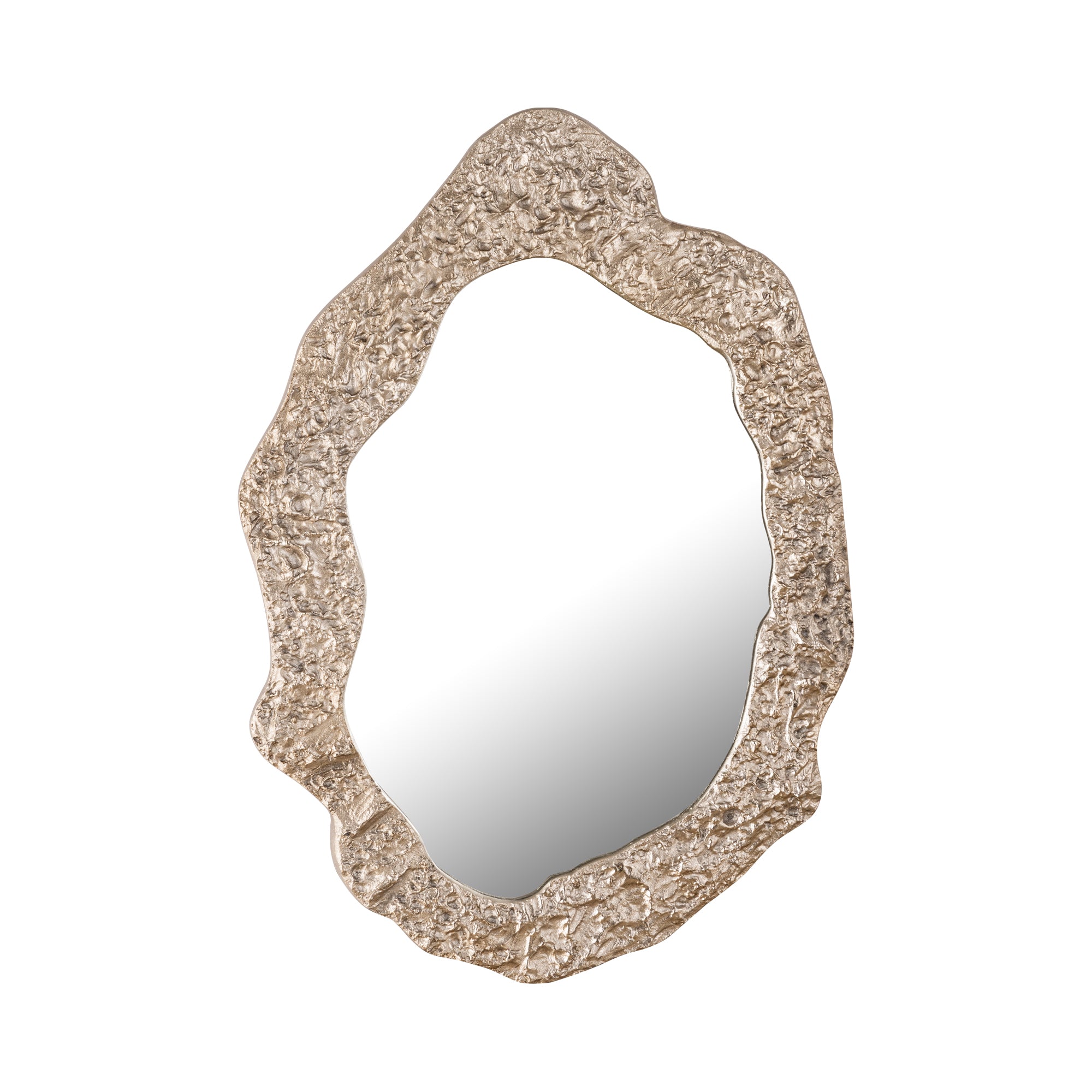Morina Organic Oval Mirror - Champagne