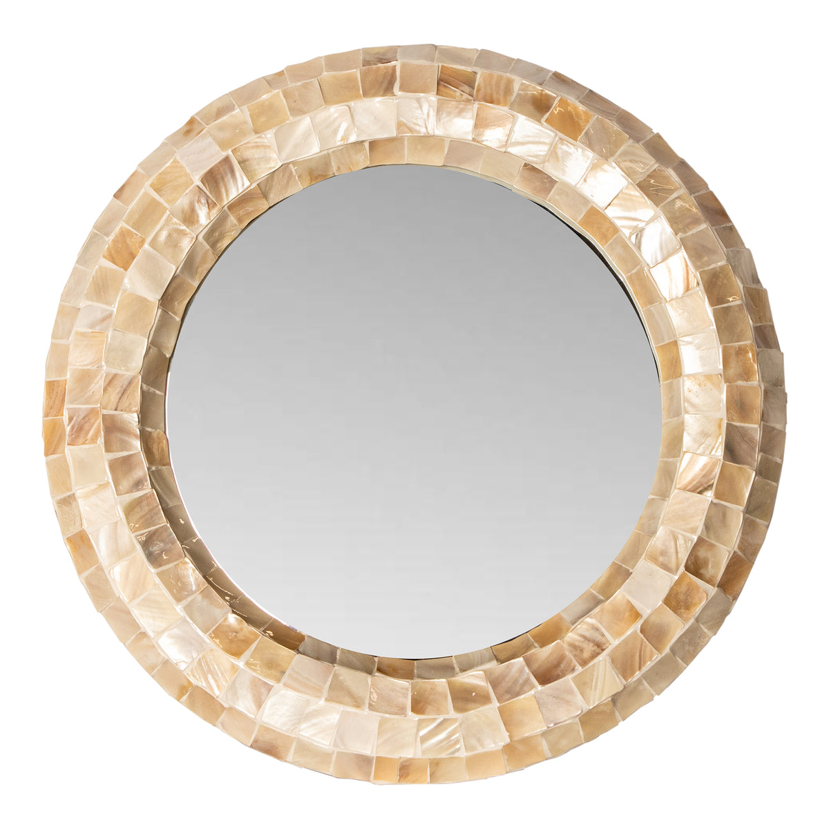 Chelsae cream moulded polyester mirror