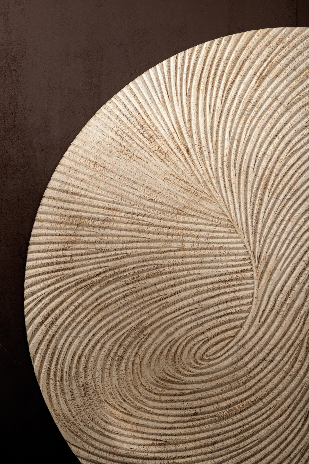 Wiktor white hand-finished mdf wall panel