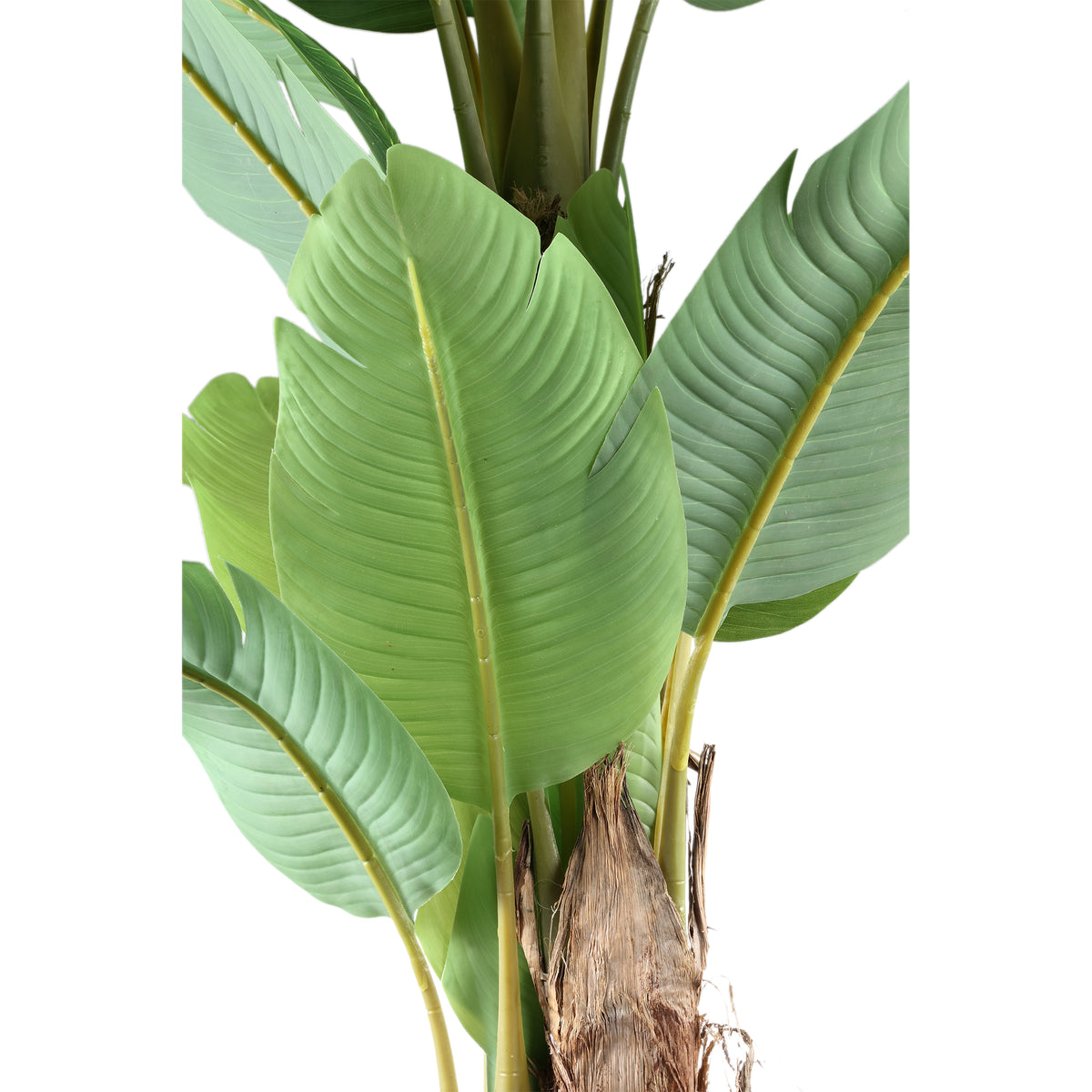 Tree green powder-coated iron faux plant