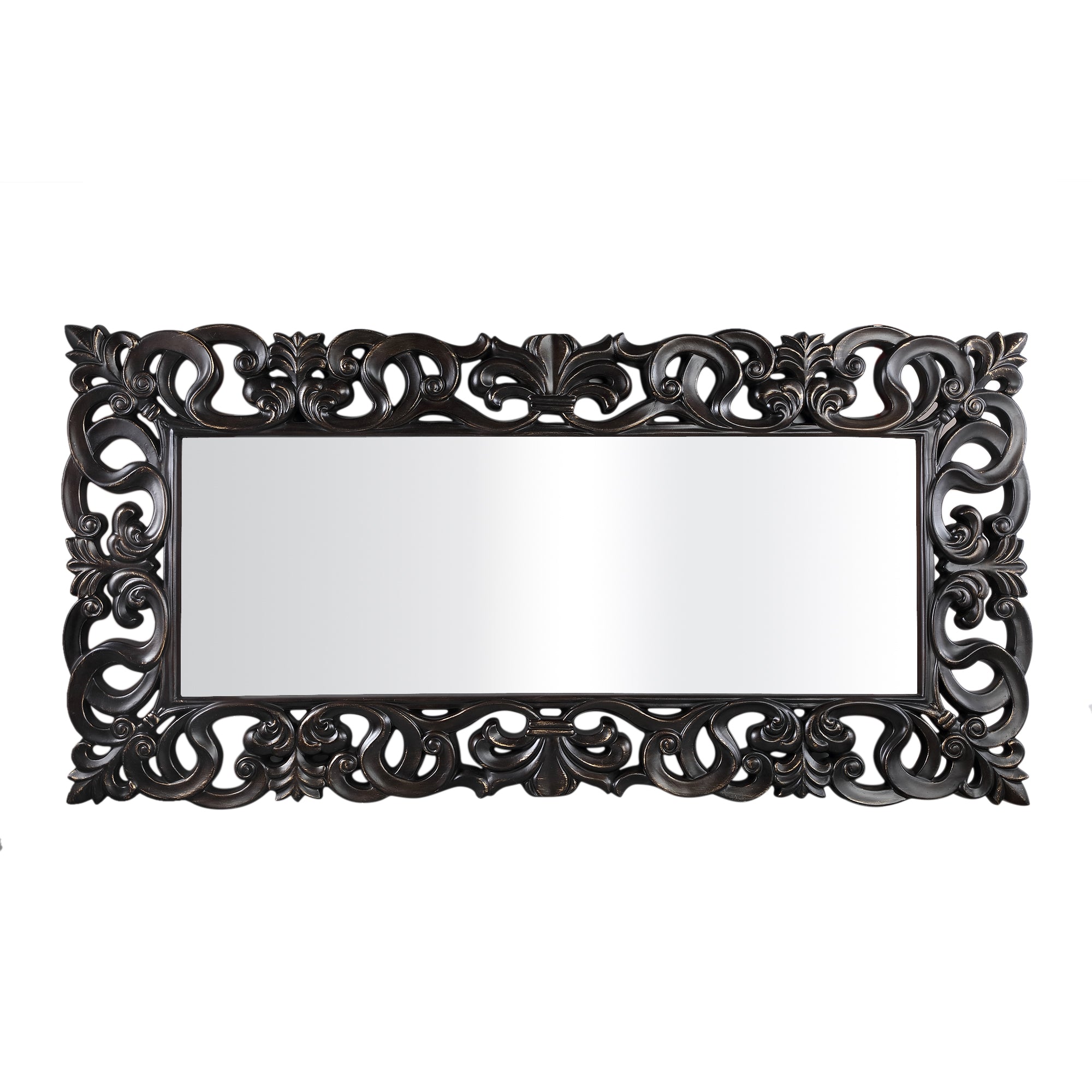 Morrigan Classical Rectangle Mirror - Black
