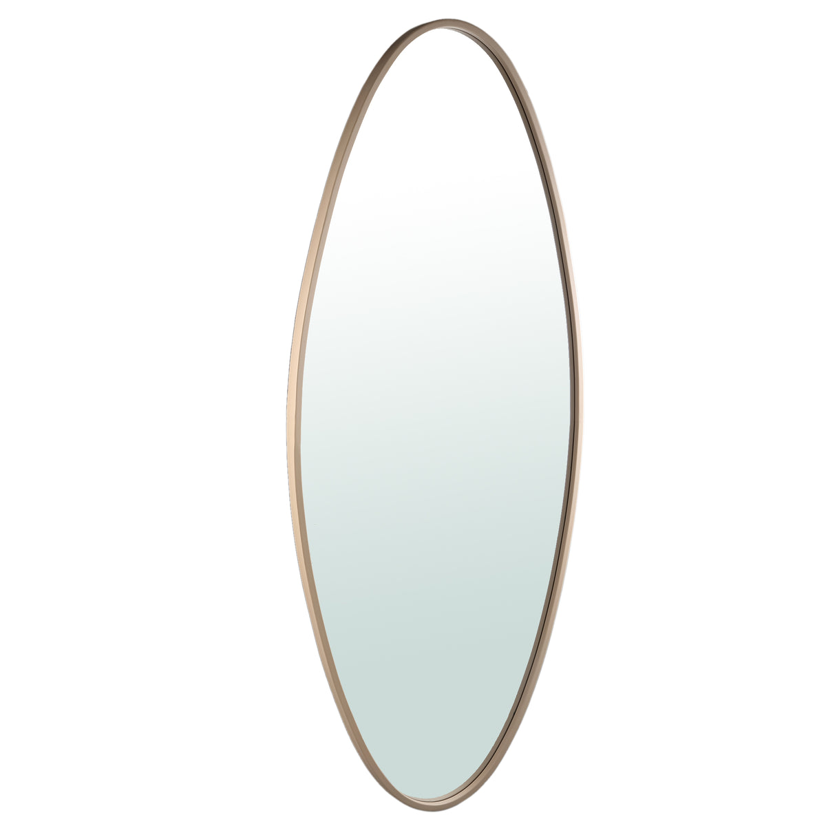 Serine sand oval mirror, large