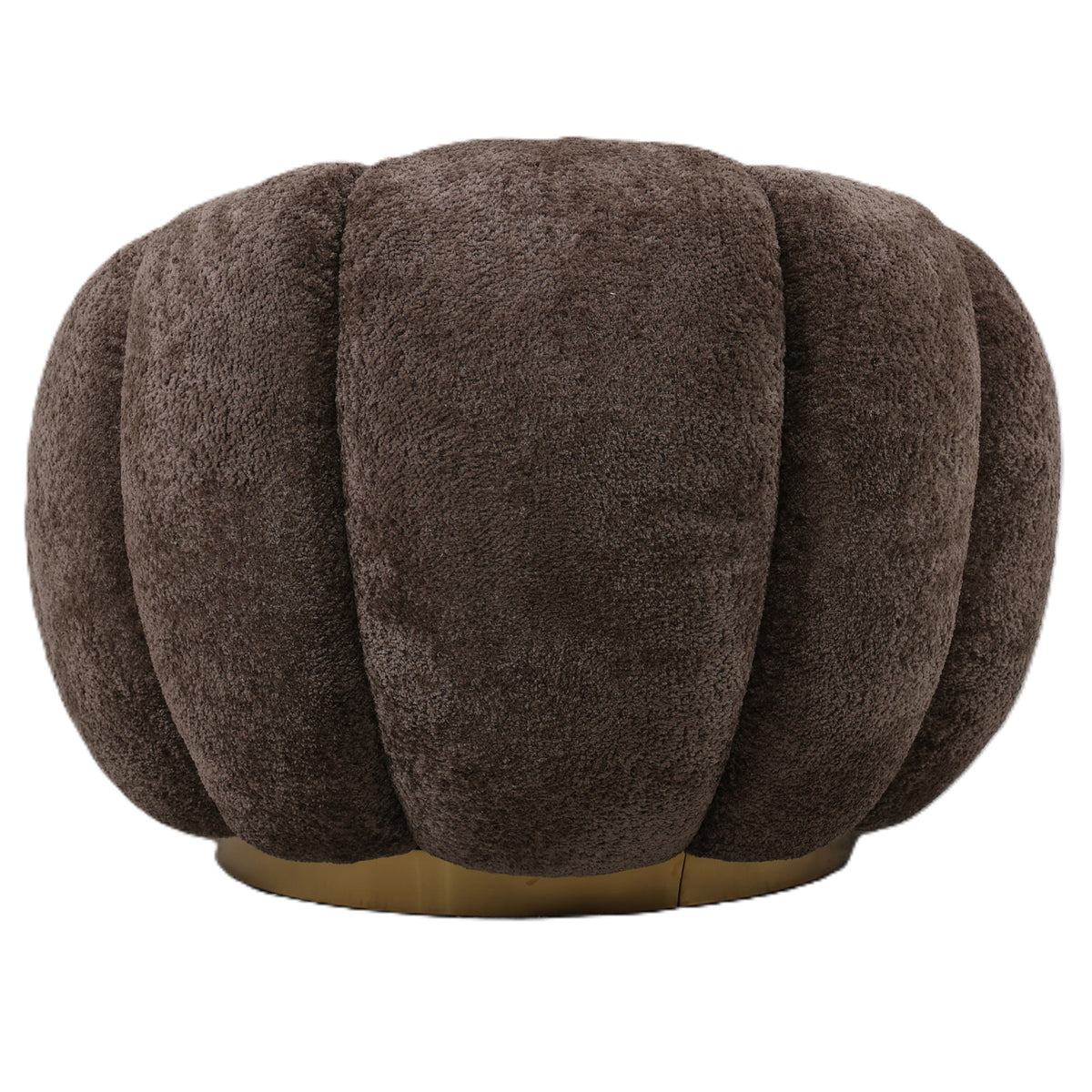 Daisy antelope velvet armchair with gold base