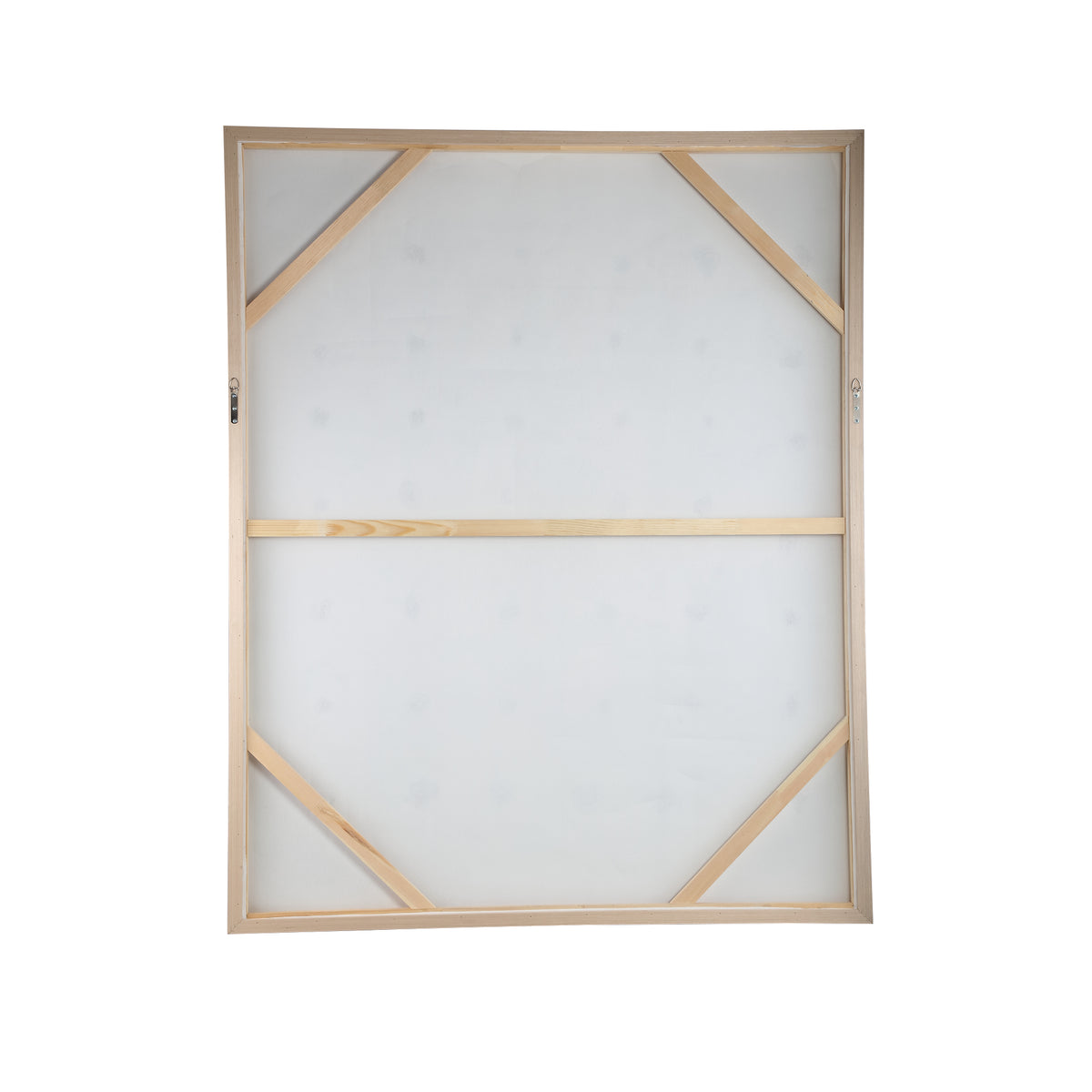 Porty cream canvas wall art with brown pattern