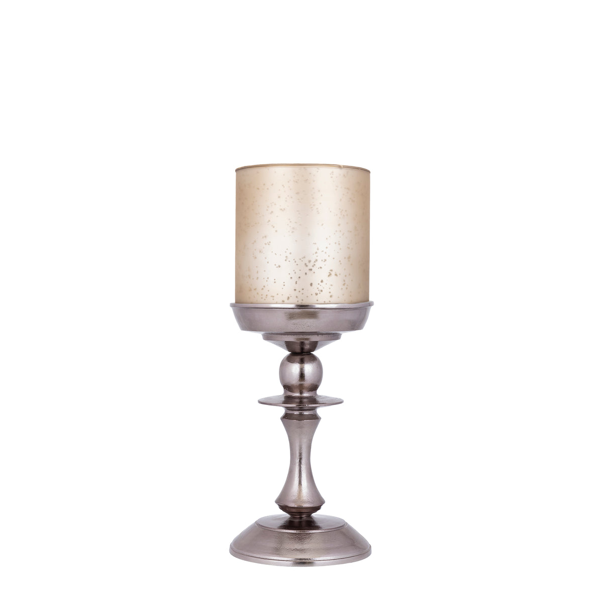 Eliviana brass cast aluminium hurricane lantern, small