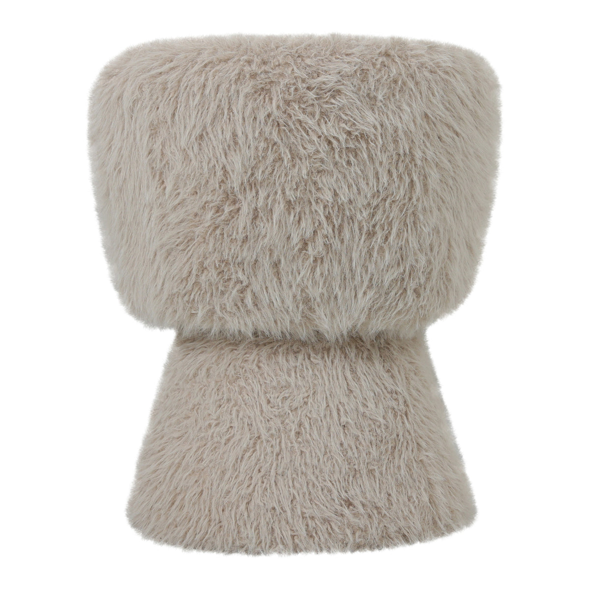 Hermes beige fur dining chair or armchair