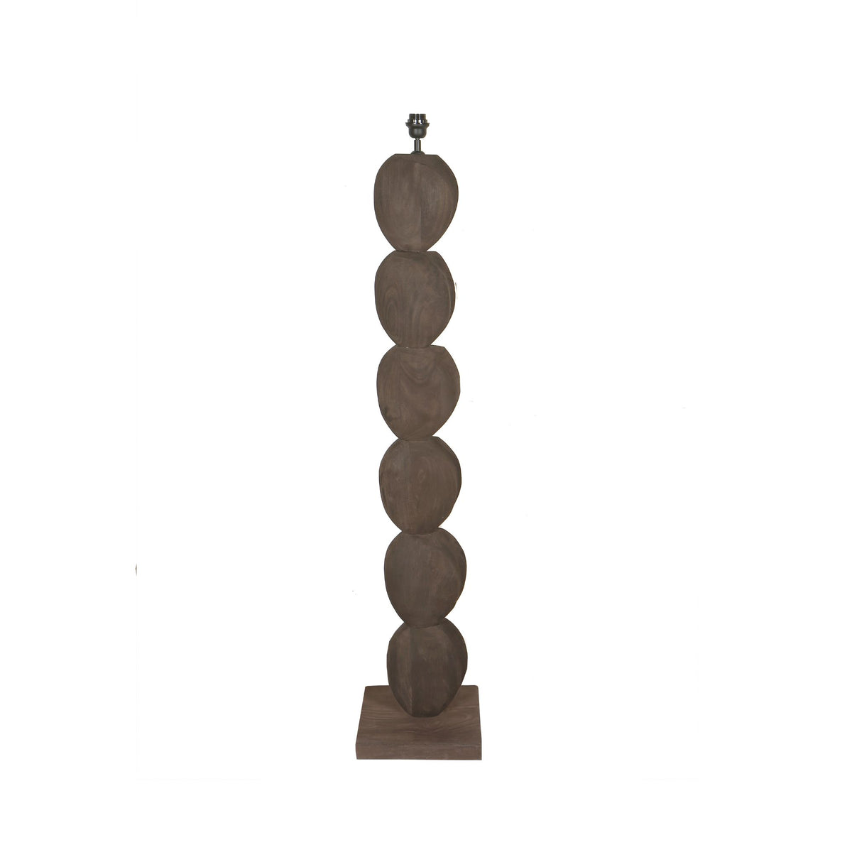 Kodey brown mango wood floor lamp base