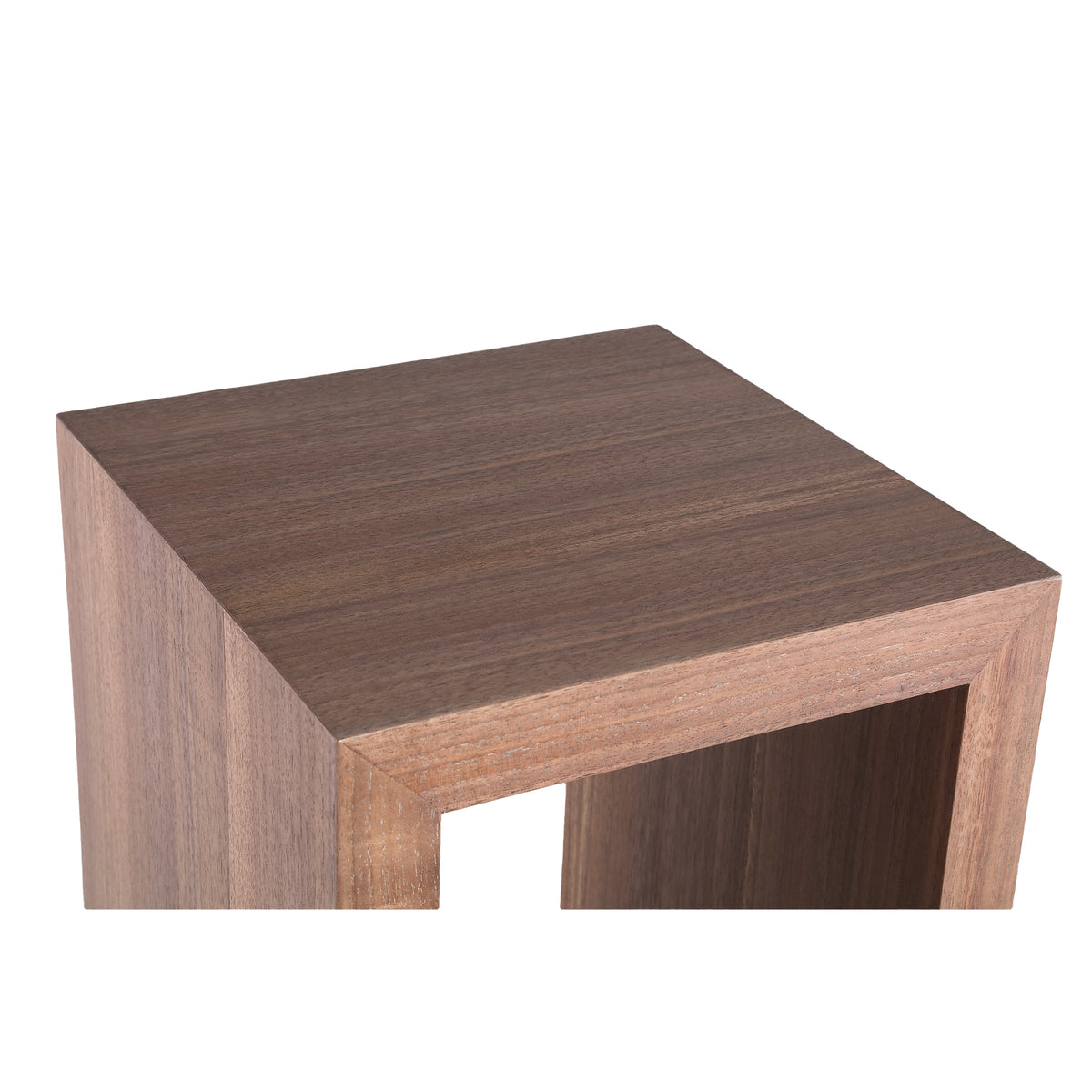 Tiess natural wooden veneer open pedestal