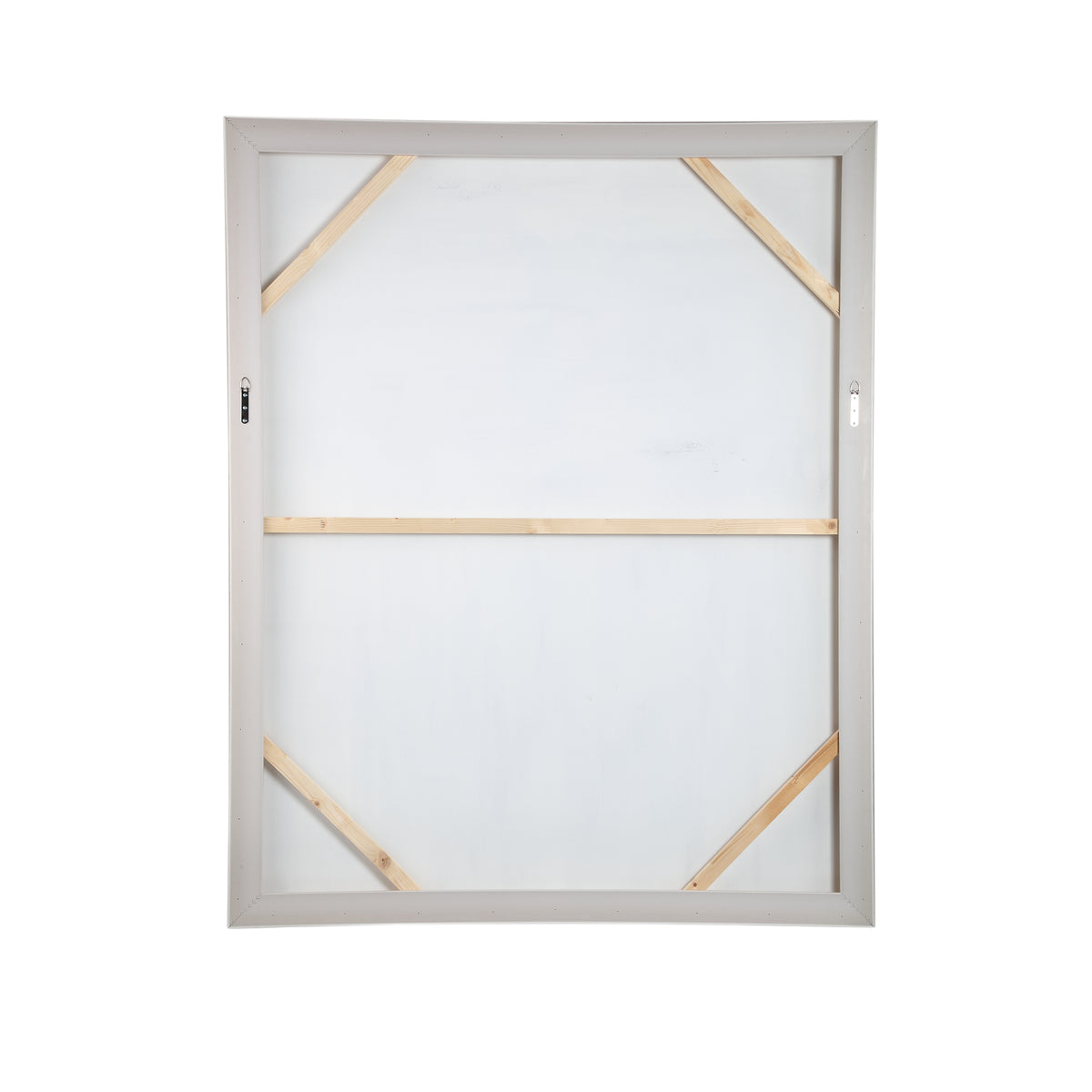 Olger beige framed abstract canvas wall panel