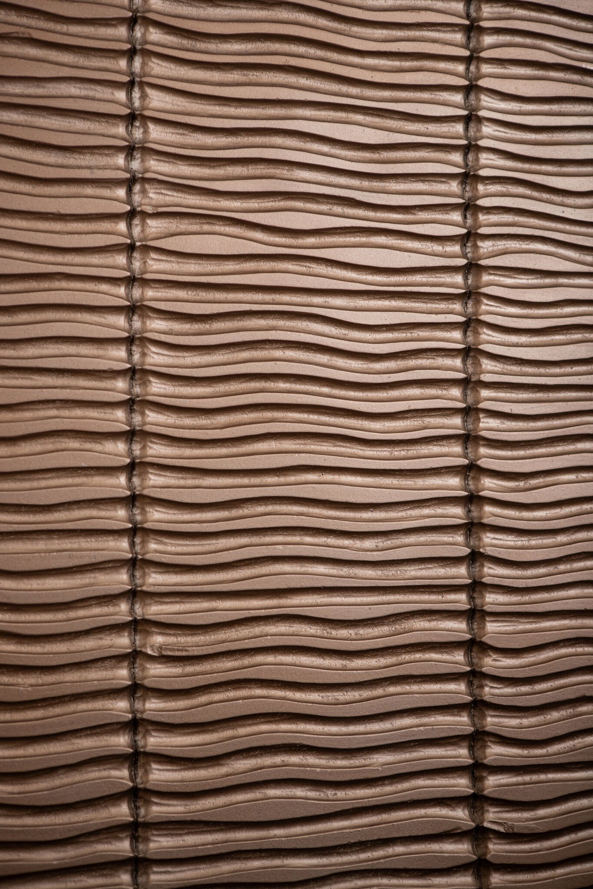 Seline bronze wavy stripe wall panel, small