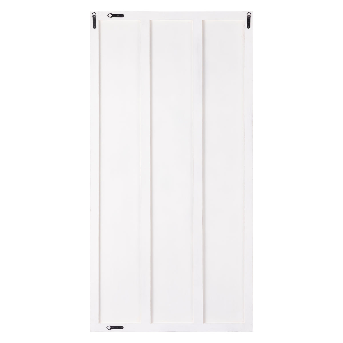 Seline white wavy stripe wall panel, large