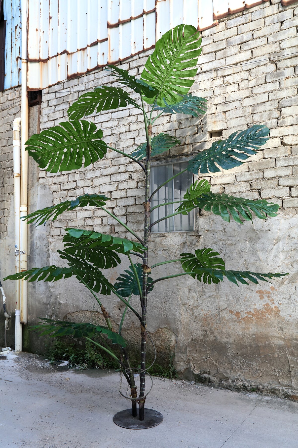 Faux monstera tree, extra large