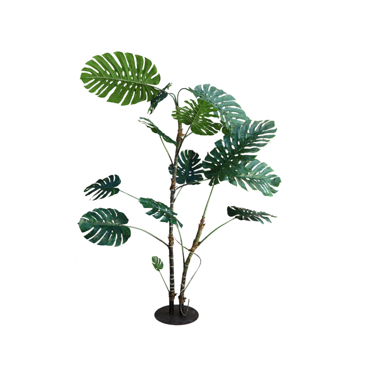Faux monstera tree, large