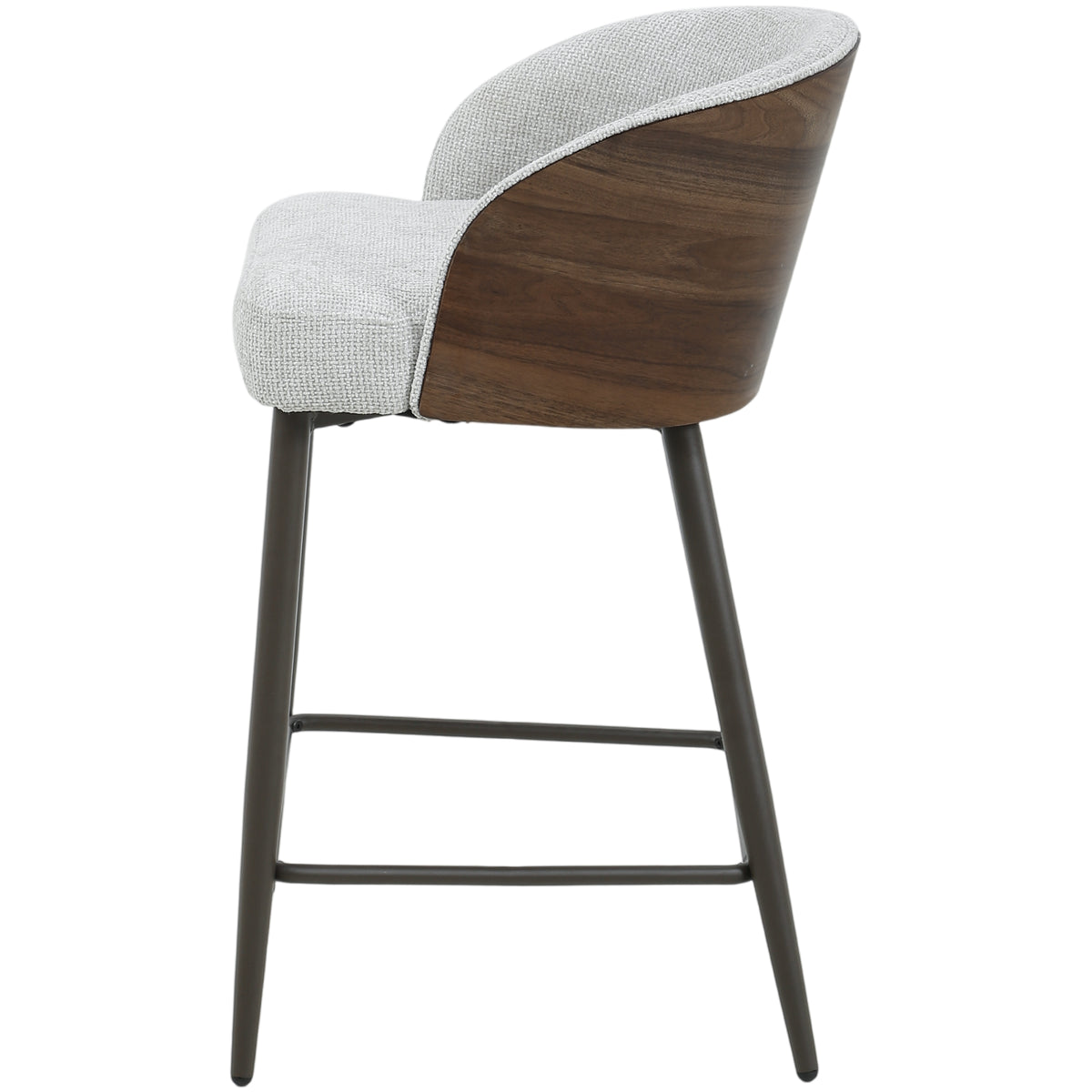 Bosca cream upholstered bar stool