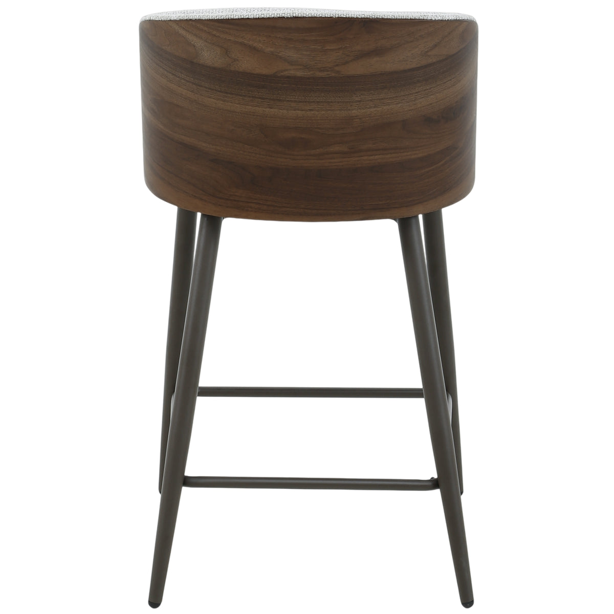 Bosca taupe upholstered bar stool