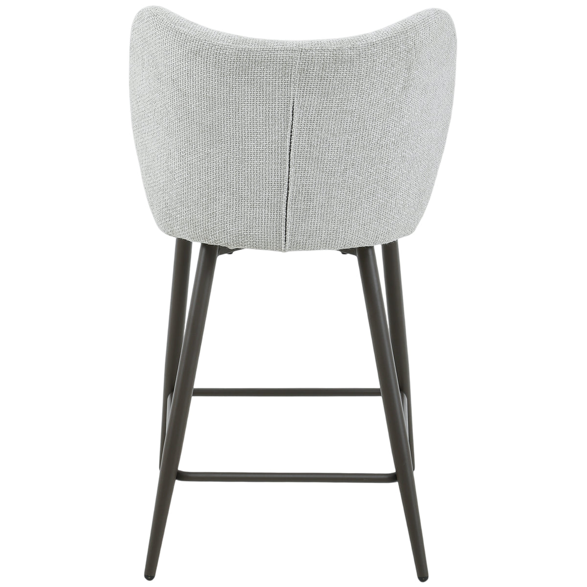Pebble cream upholstered bar stool