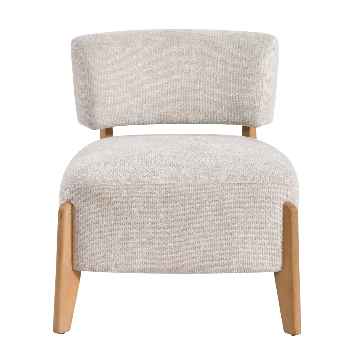 Vale cream upholstered armchair