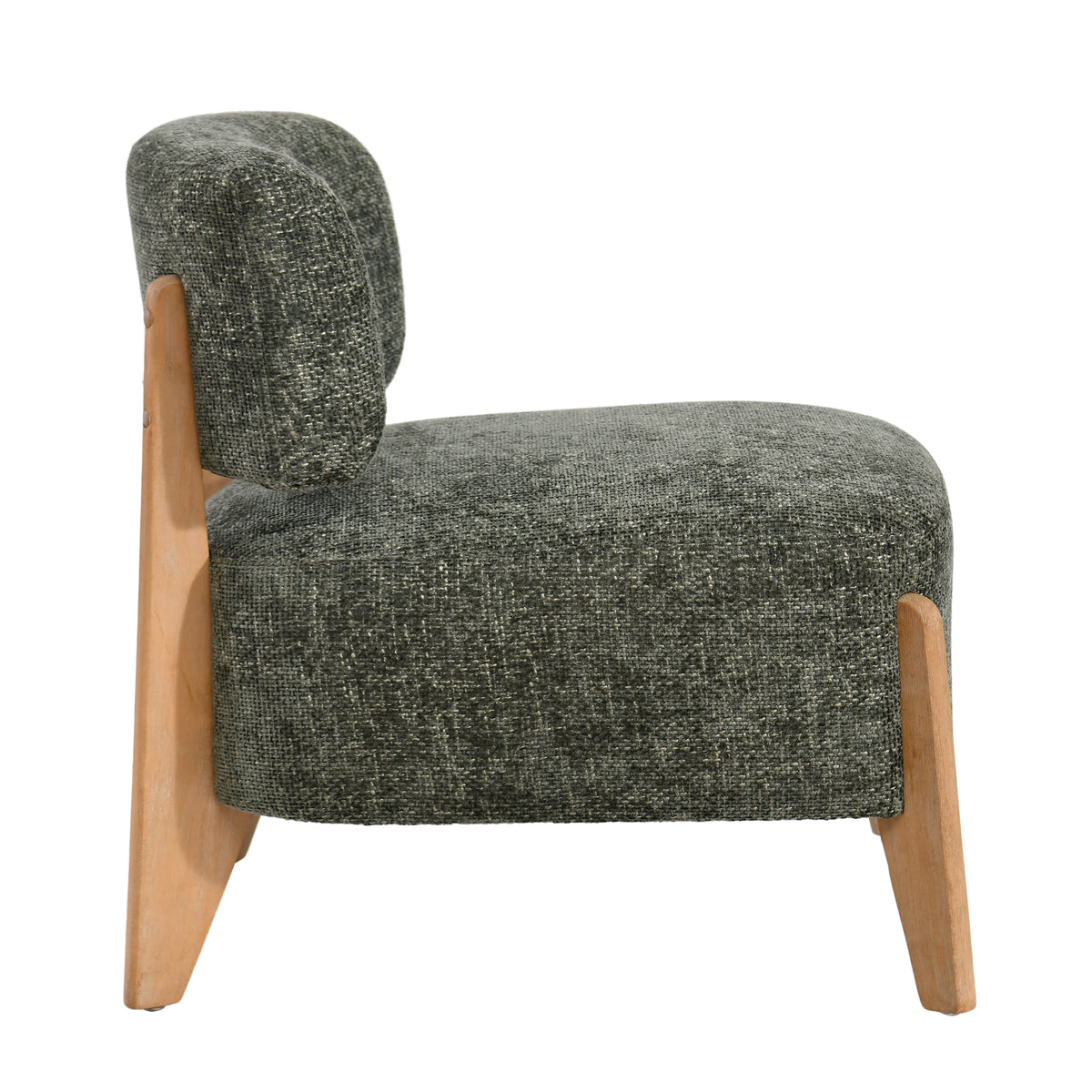 Vale green upholstered armchair