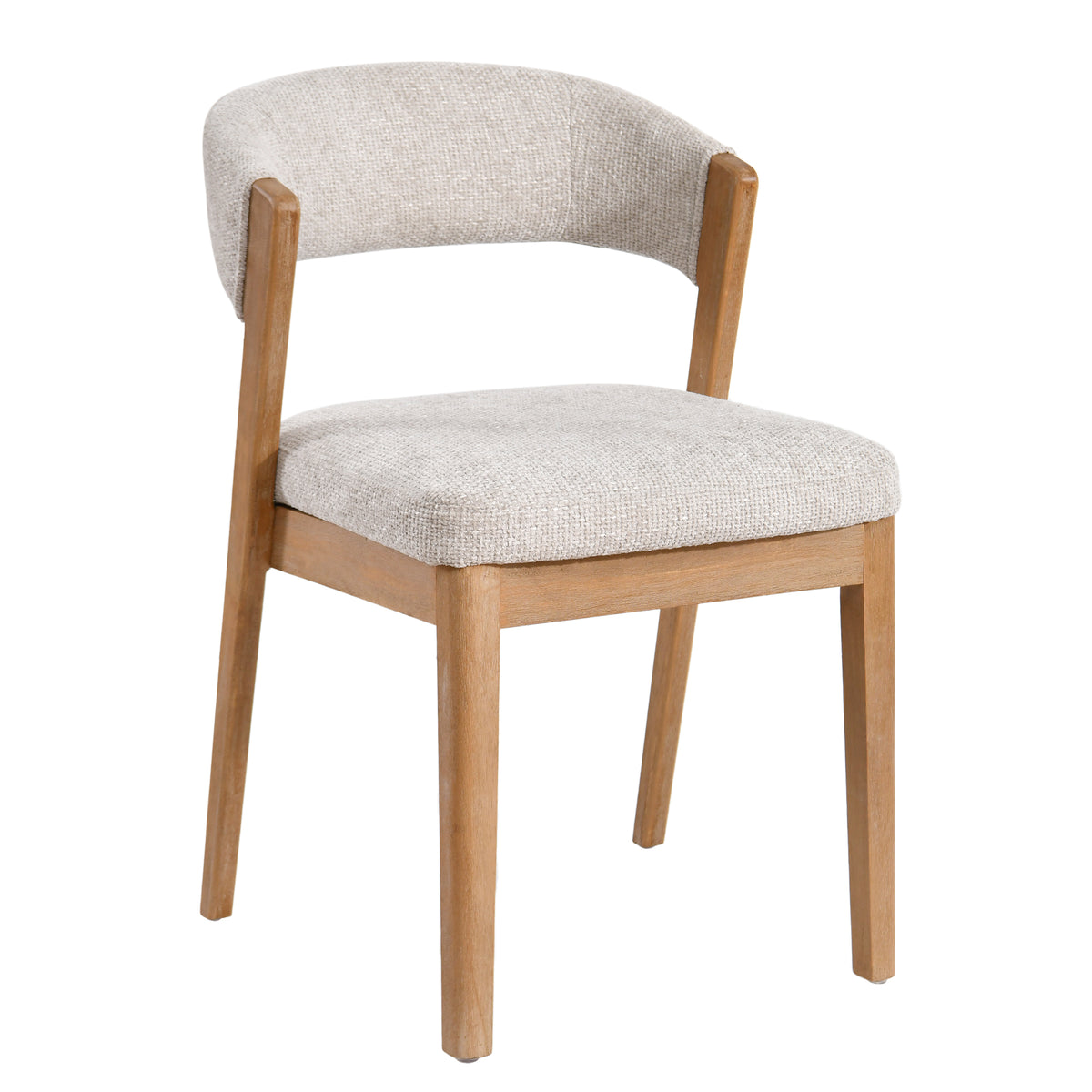 Kael taupe upholstered dining chair