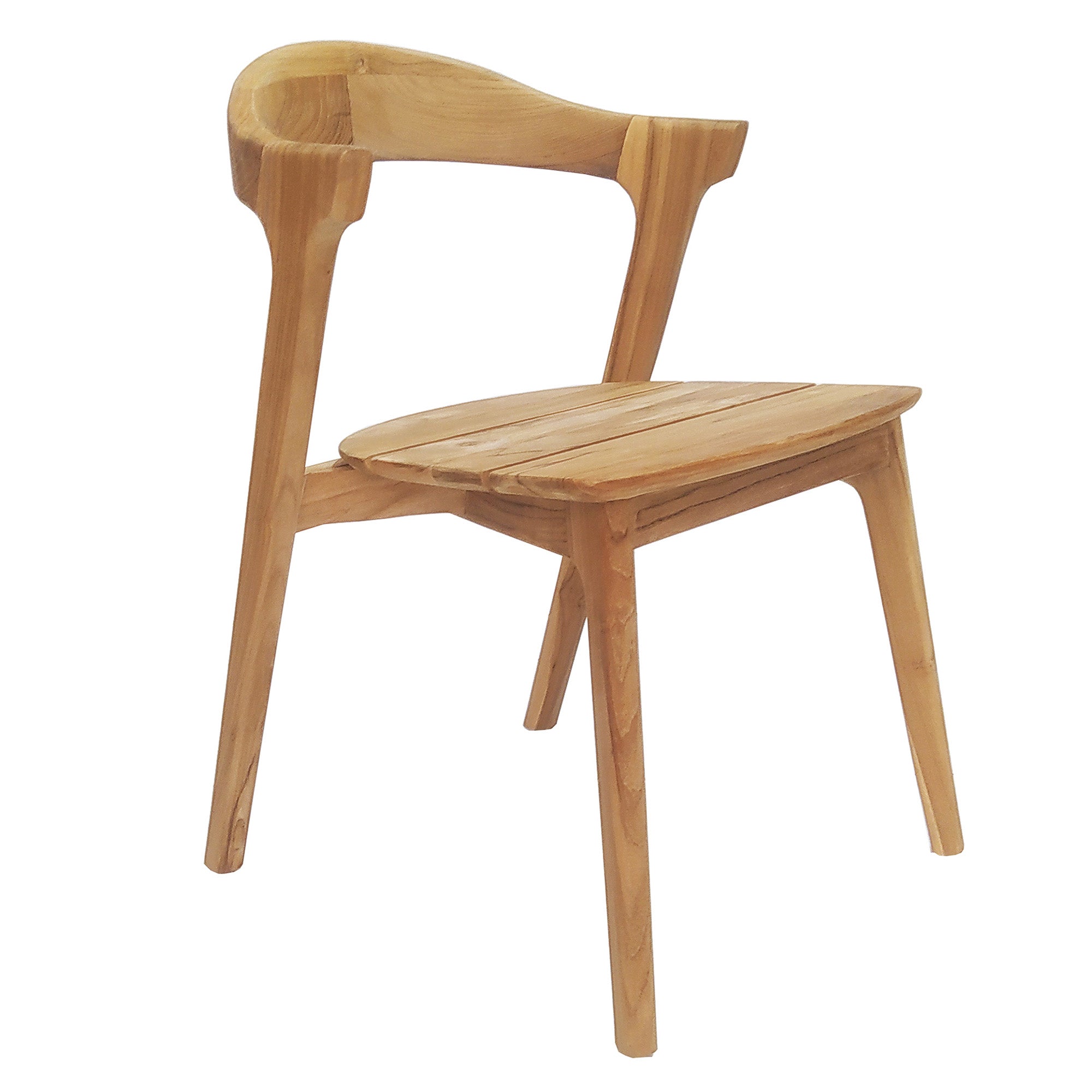 Tiera natural teak dining chair