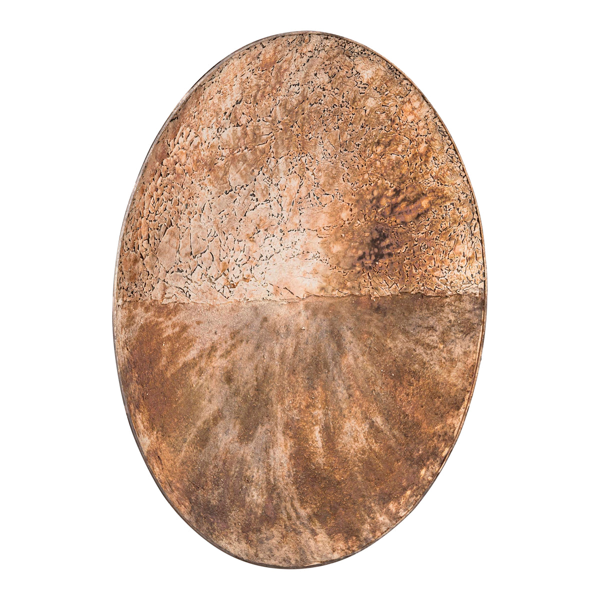 Jule gold mosaic iron wall panel, large