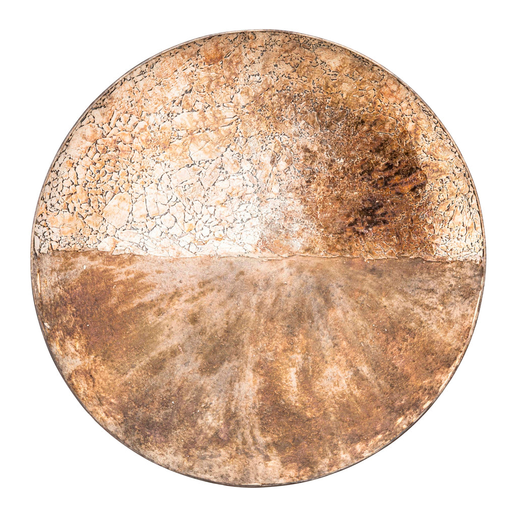 Jule gold mosaic iron wall panel, large