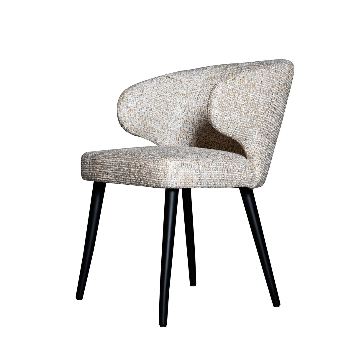 Fiori brown upholstered dining chair