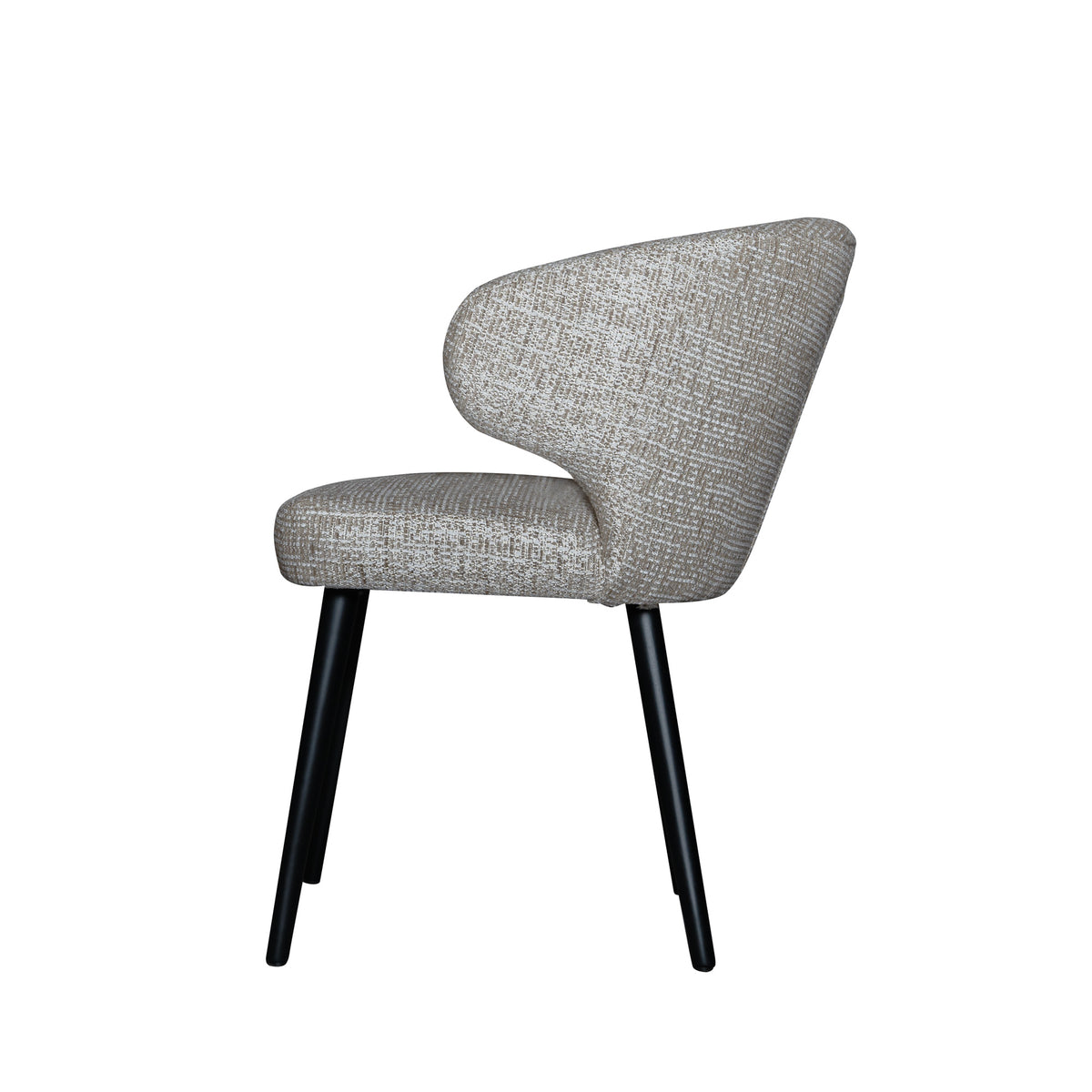 Fiori brown upholstered dining chair
