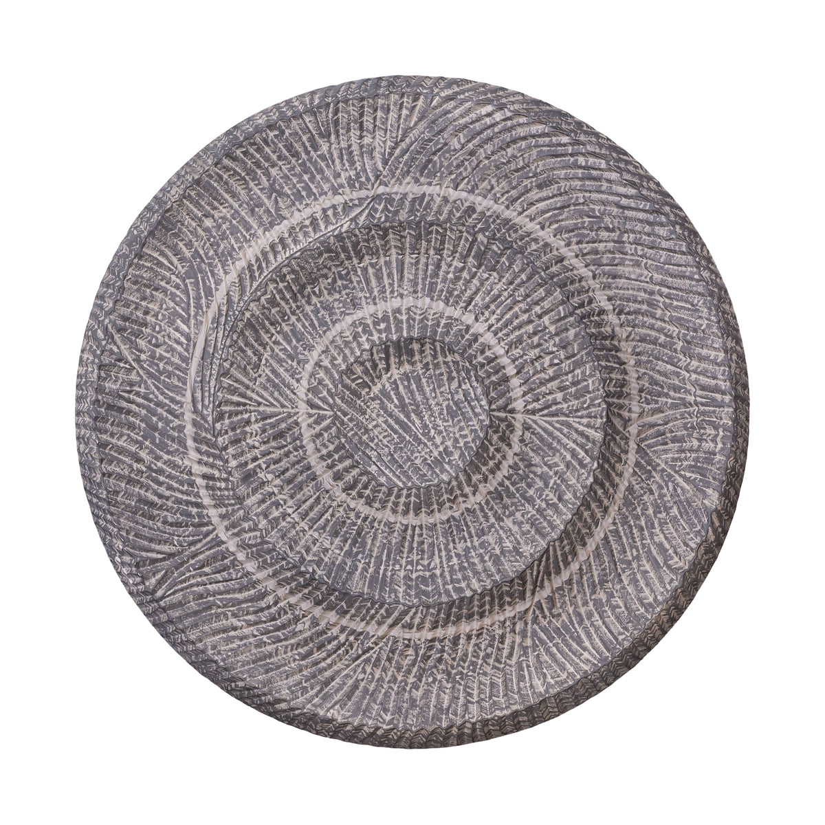 Zoelle dark grey carved wall panel