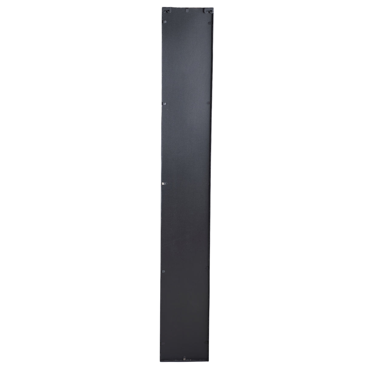 Gracy black rectangular mirror, antiqued grey glass