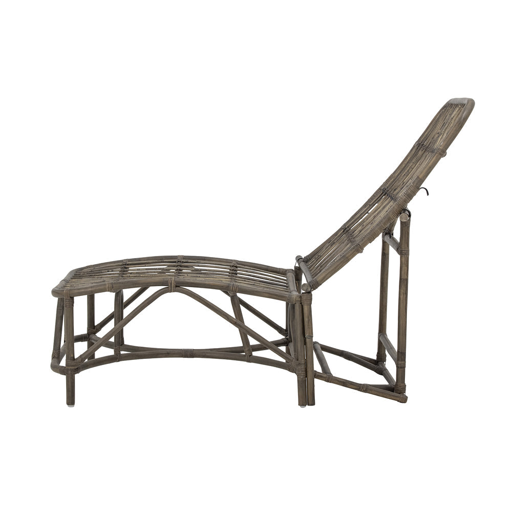 Dione Deck Chair - Brown Rattan