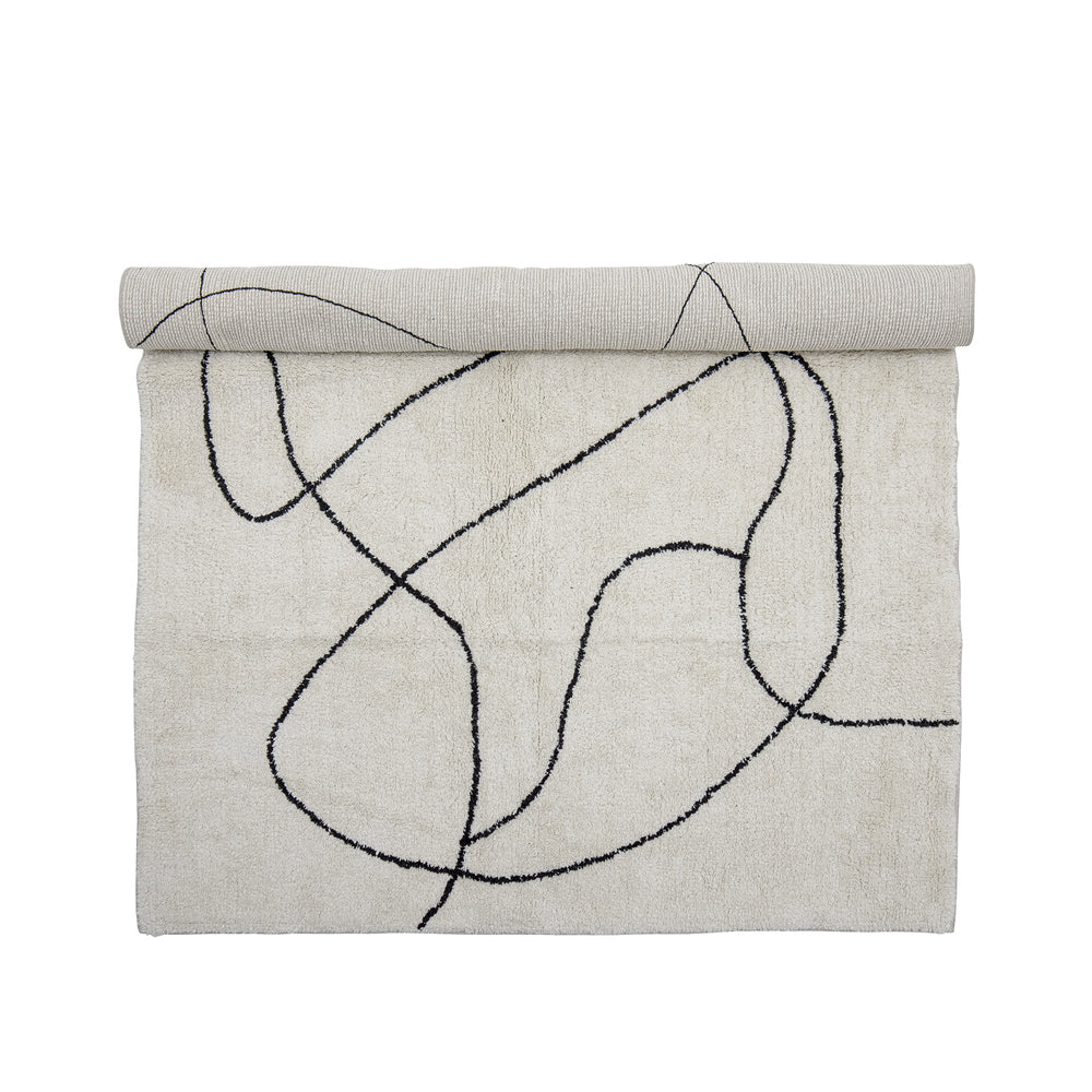 Viga Rug - White Cotton