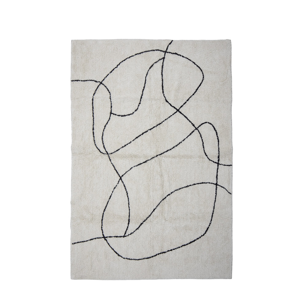 Viga Rug - White Cotton