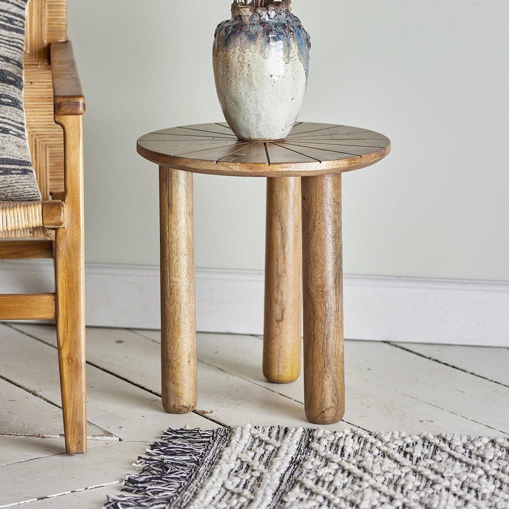 Stella Round Coffee Table - Mango Wood