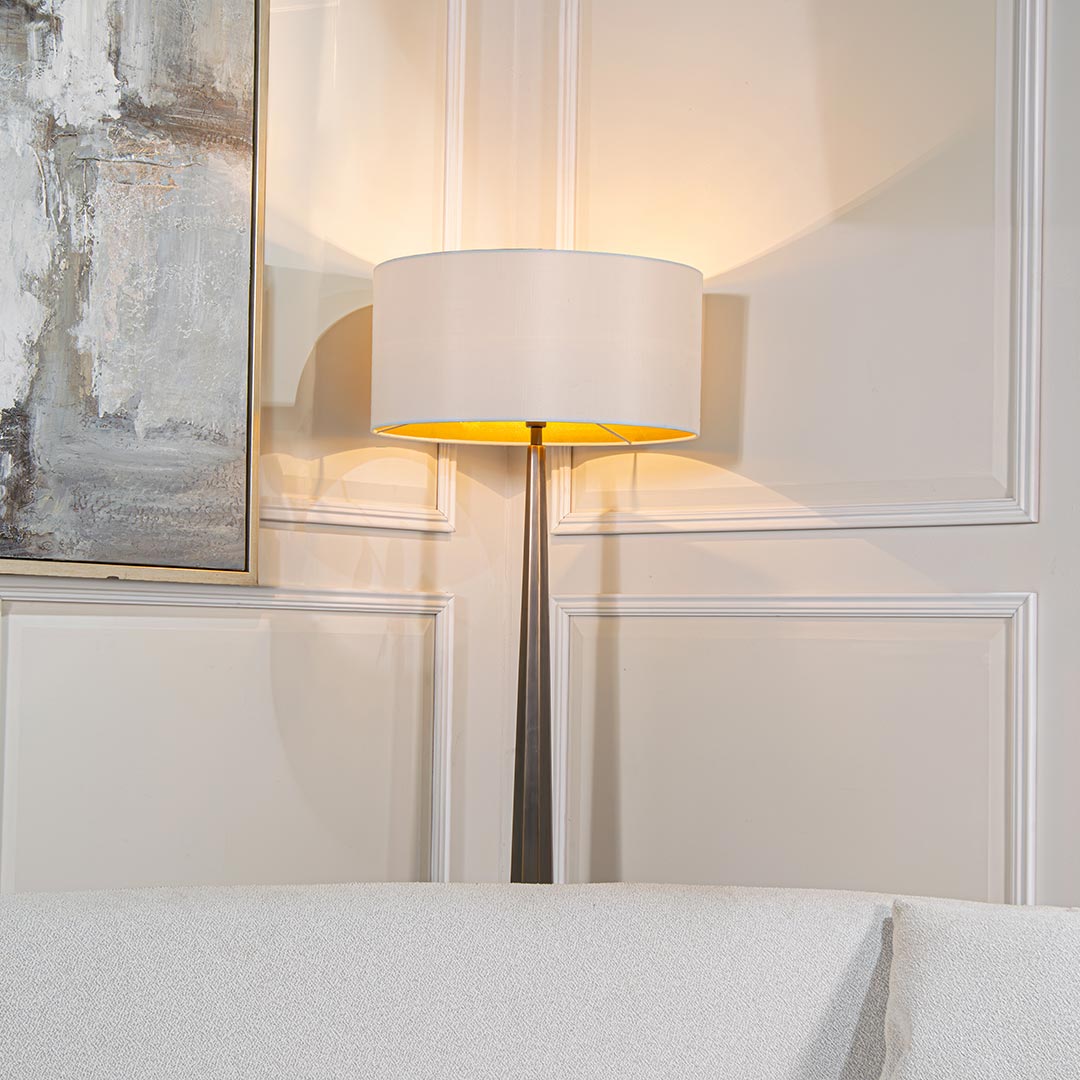 Aisone Dark Antique Brass Floor Lamp