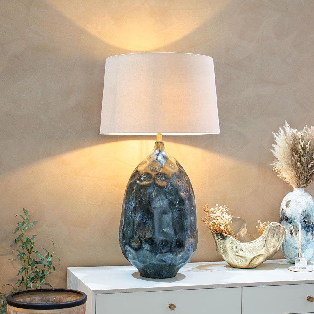 Aketa Large Weathered Table Lamp