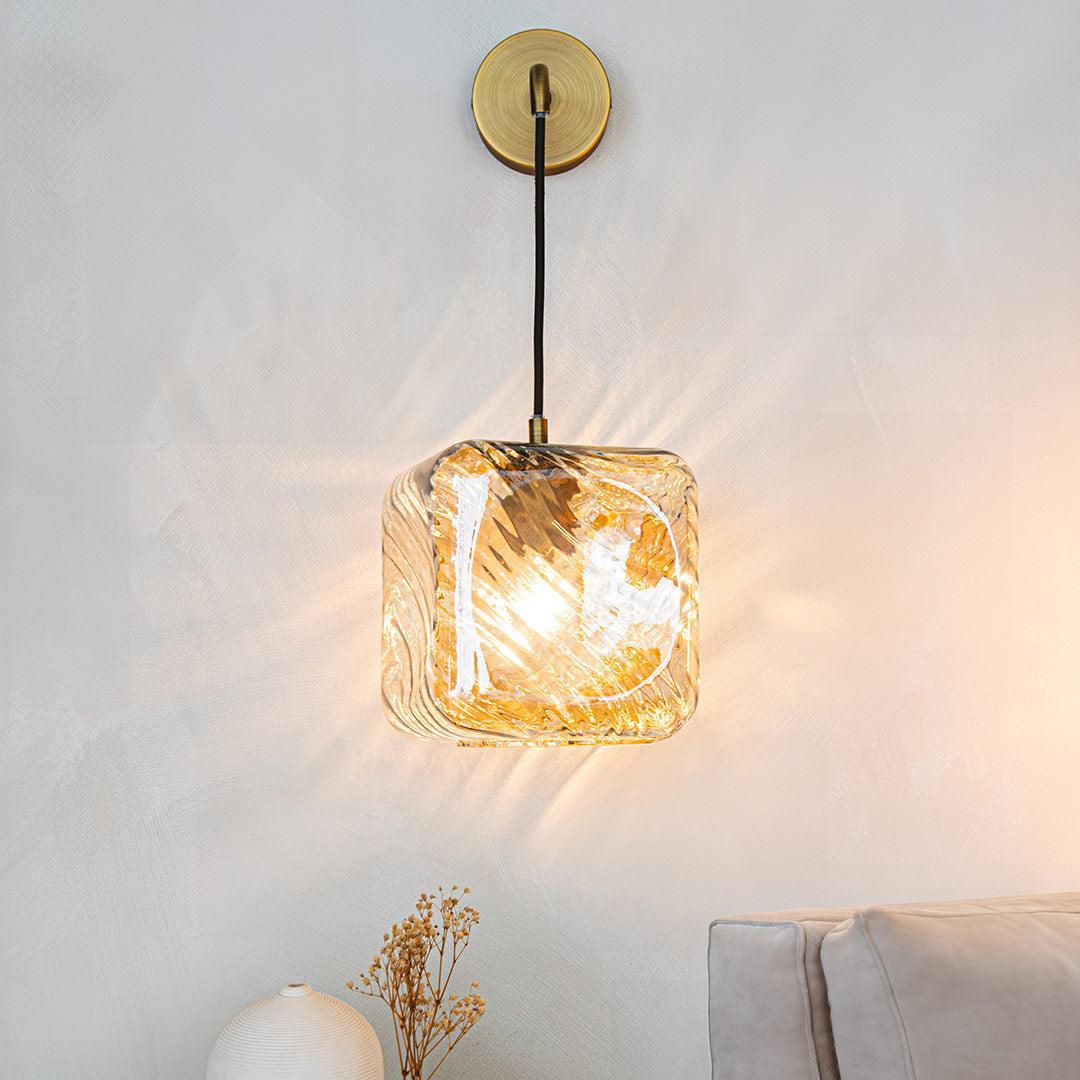 Astley Wall Pendant in Antique Brass