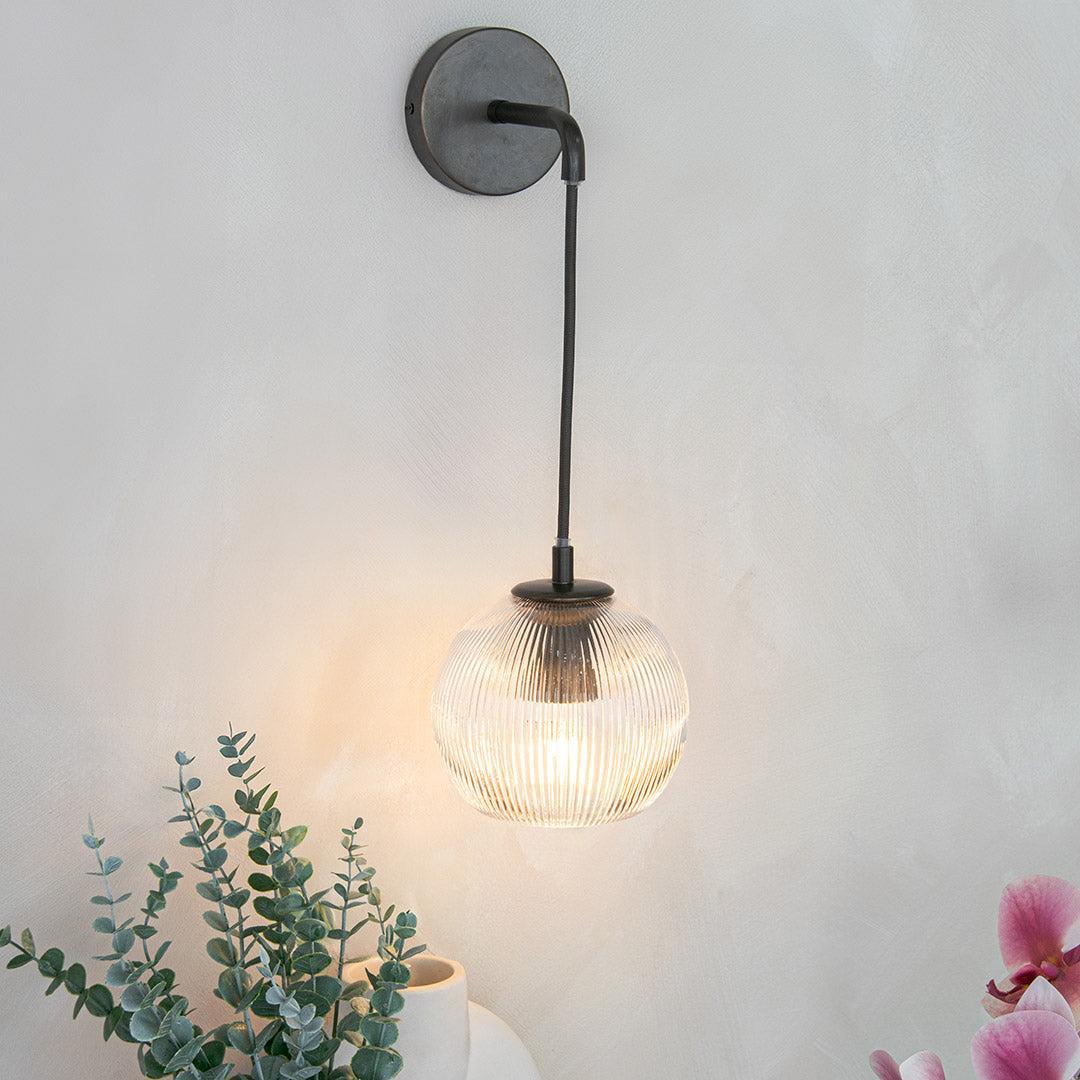 Astley Wall Pendant in Dark Bronze
