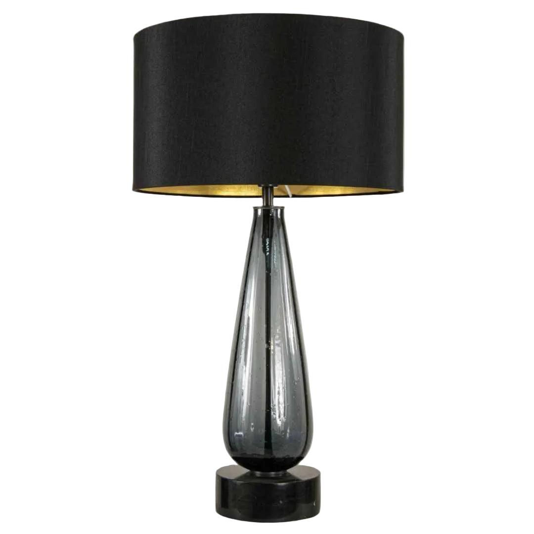 Berg Table Lamp in bronze and black — front view