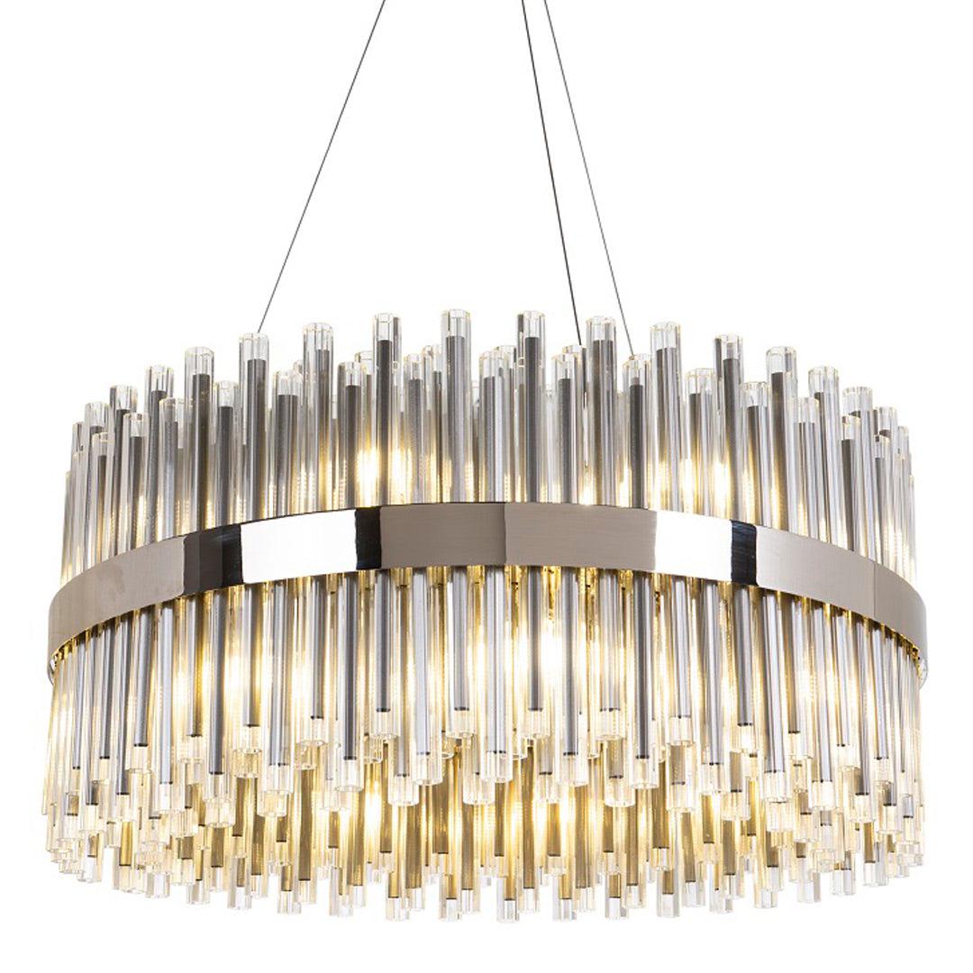 Colmar 80cm Chandelier Nickel