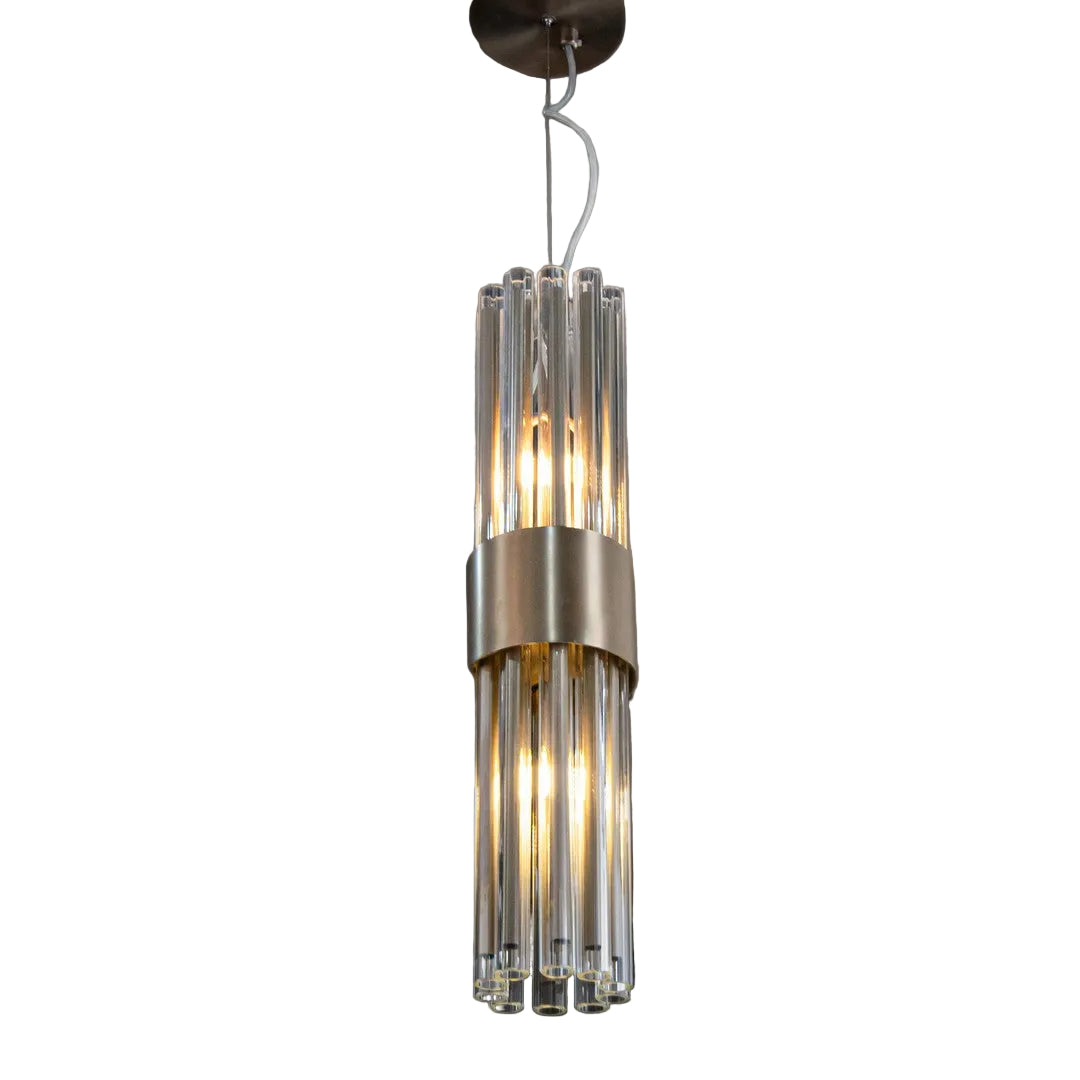Colmar Bronze Pendant in bronze — front view