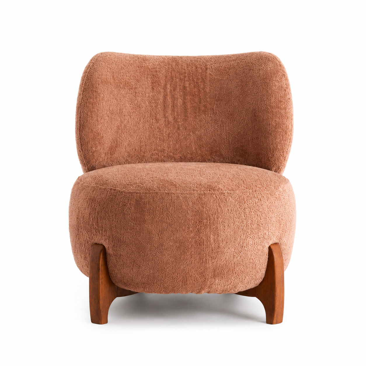 Statement Accent Chair – Dusky Rose