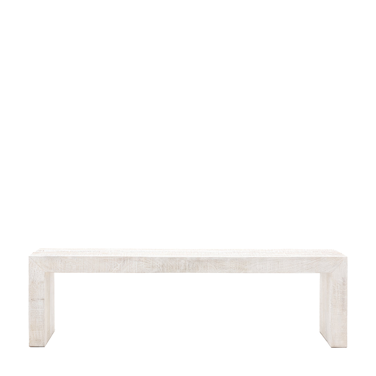 Iowa Dining Bench Whitewash