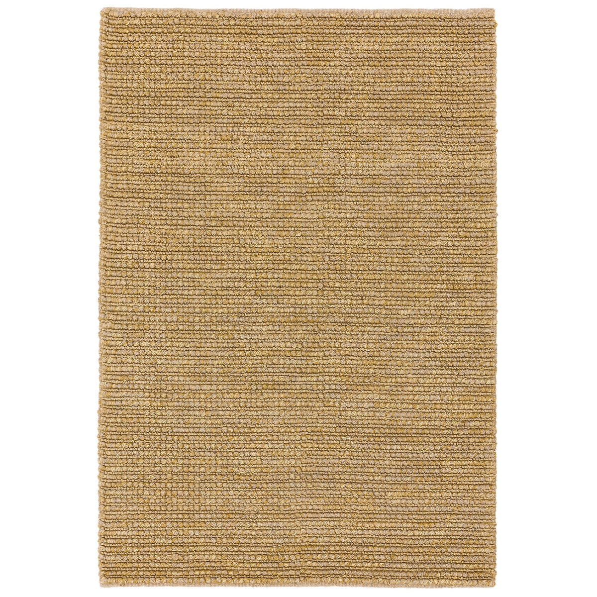 Jute Loop Natural rug in a natural earth-tone colourway on a white background