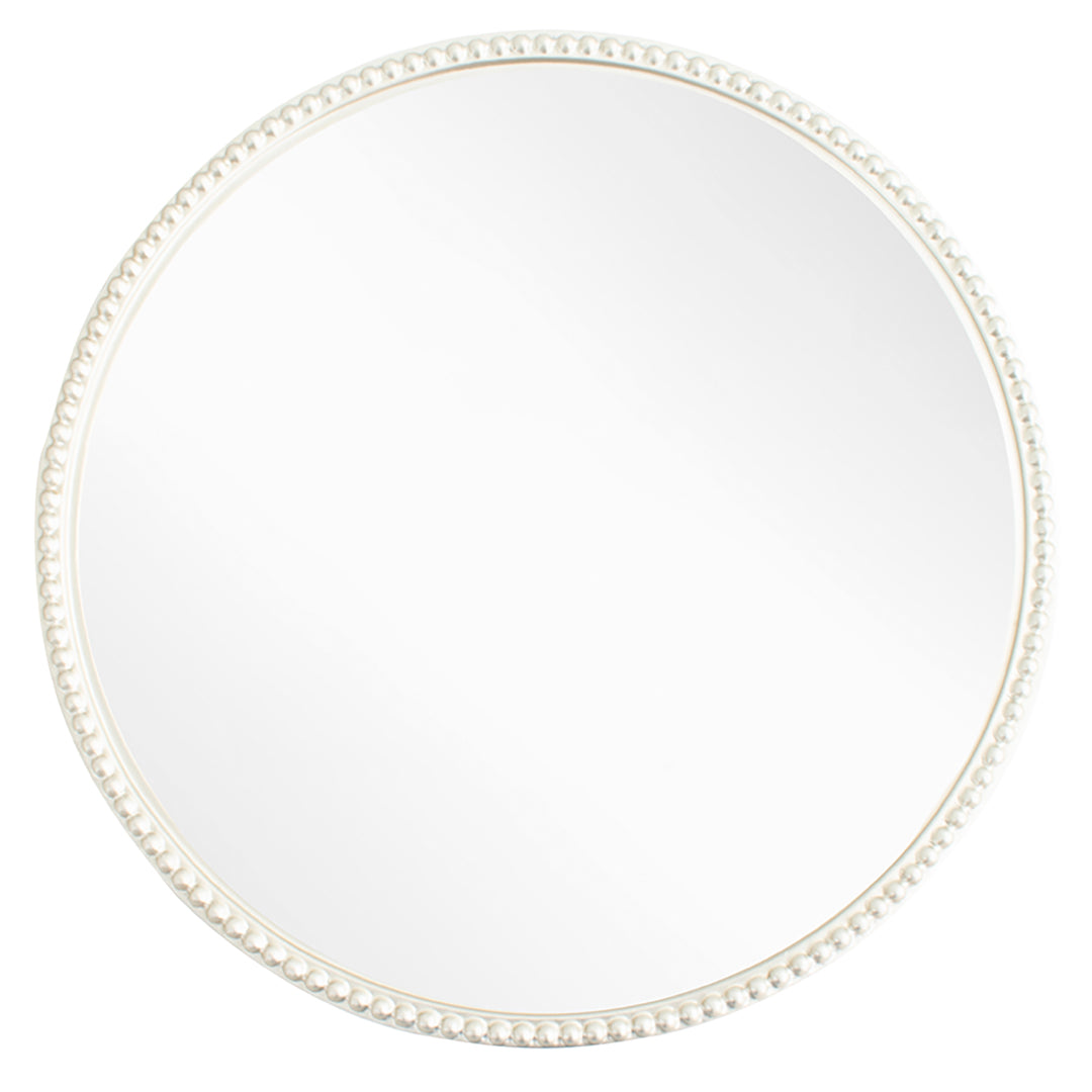 Lily Silver Small Round Mirror